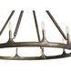 Wolfgang LED Brown / Antique Brass Chandelier Ceiling Light
